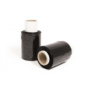 Folia stretch mini rap czarna dł. 250m szerokość 25cm